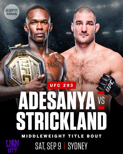 Adesanya Has No Sympathy For Strickland. During UFC 276 media day last Wednesday, Adesanya gave his thoughts on the matchup that was expected to serve as a title eliminator in his division. “If ...